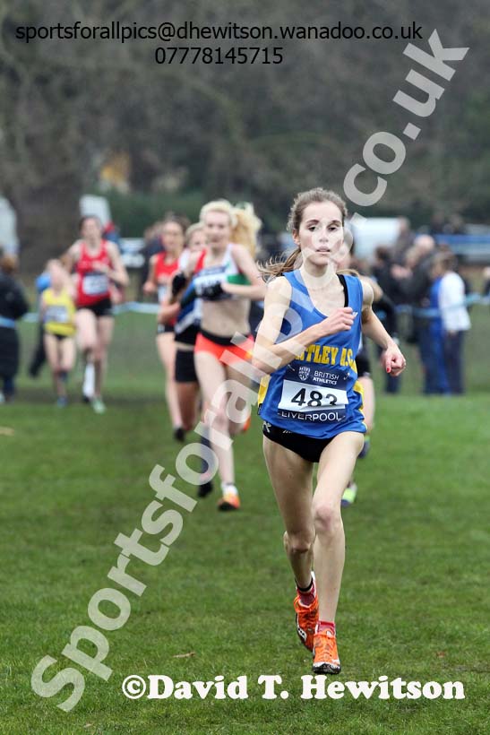 Women's under-17s and under-20s European Cross Country Trials, Sefton Park, Liverpool. Photo: David T. Hewitson/Sports for All Pics